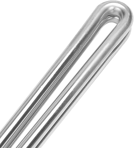 Miniatura 31 de DERNORD Calentador de agua eléctrico de 2 pulgadas (OD64) Tri-clamp 120V 1650W Foldback Elemento de calefacción con baja densidad de vatios