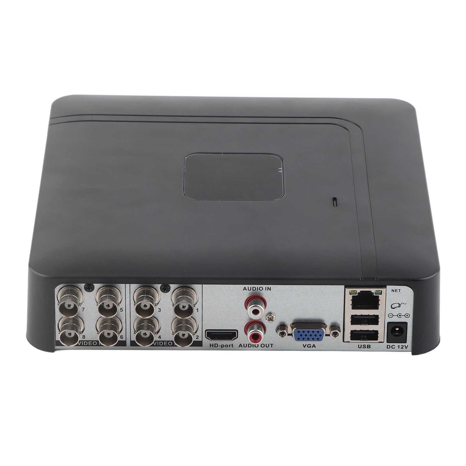 Grabadora de vídeo, 8 Canales 5 en 1 CCTV AHD/CVI/TVI/DVR/NVR Grabador de video en tiempo real, Kits de vigilancia de casa DVR(EU)