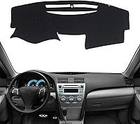 Vista 11 de KEYOOG Alfombrilla Cobertora para Salpicadero Compatible con Toyota Sienna 2010-2004 (Sin Modelos HUD), Alfombrilla Antirreflejos para Salpicadero