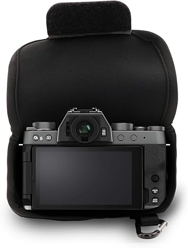 Miniatura 4 de MegaGear MG1887 - Funda de neopreno ultra ligera para cámara compatible con Fujifilm X-T200 (XC15-1.772 in), color negro