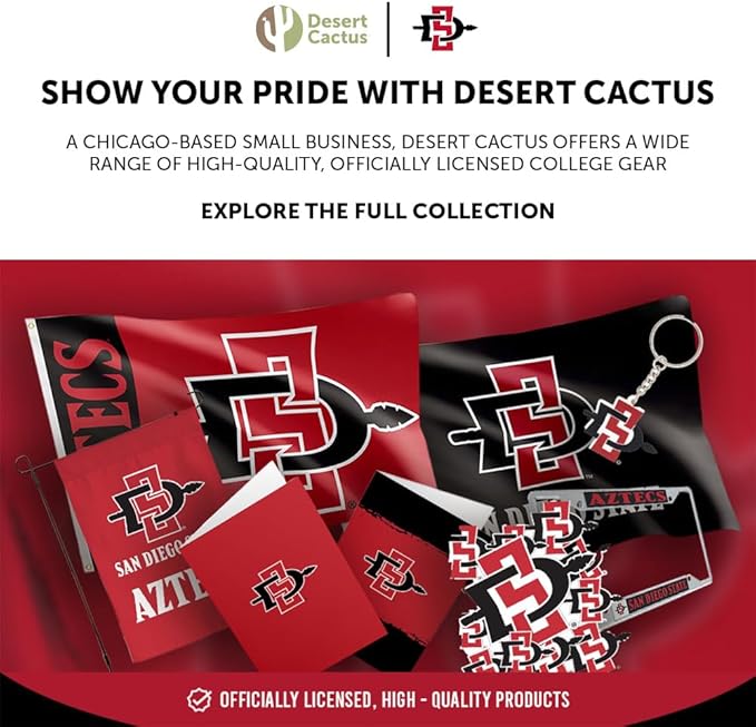 Gorra SDSU Aztecs Ajustable con Correa de Tela miniatura 6