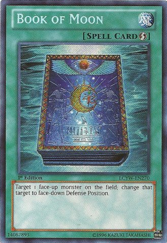 Image of Yu-Gi-Oh! - Book of Moon (LCYW-EN270) - Legendary Collection 3: Yugi's World - Unlimited Edition - Secret Rare by Yu-Gi-Oh!