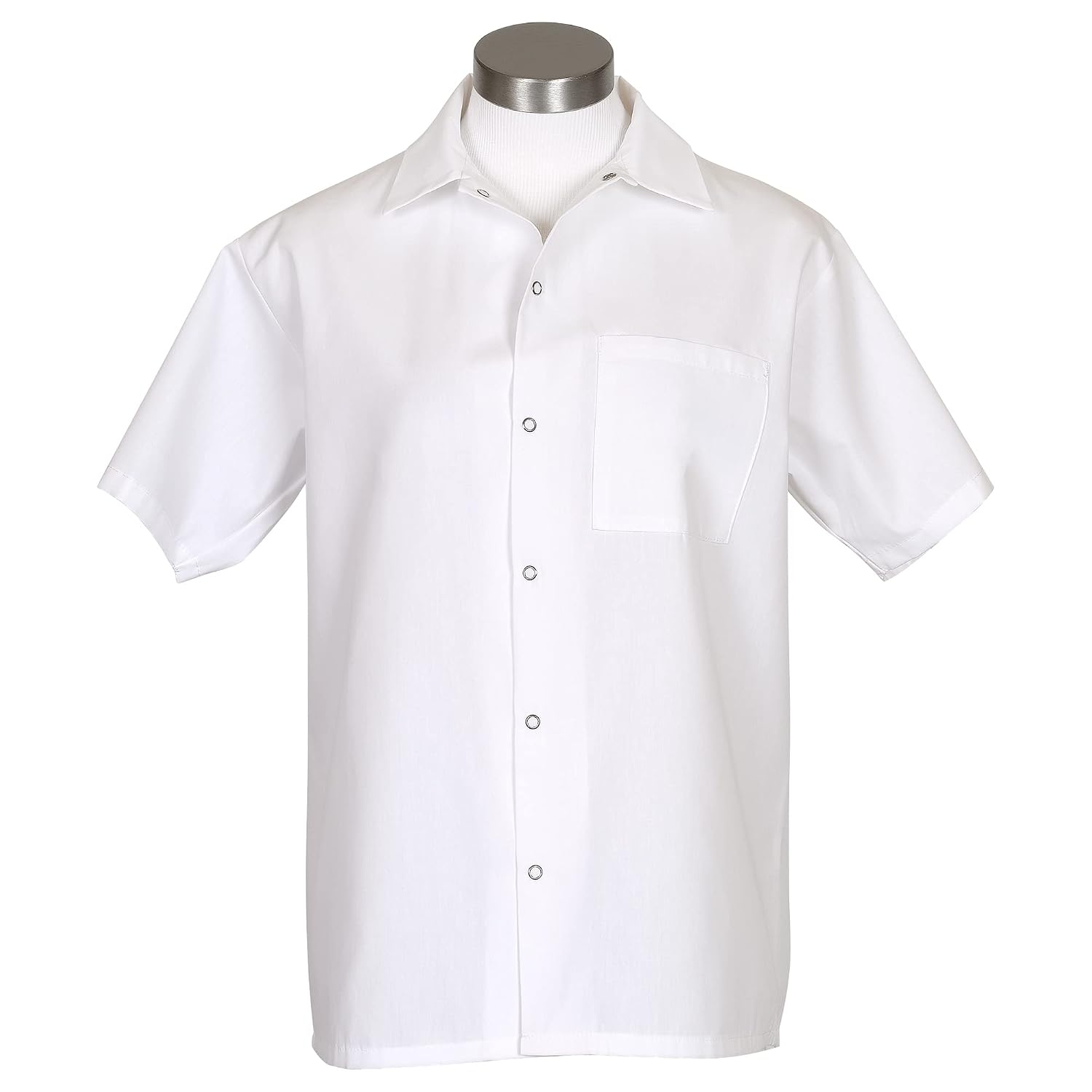 Fame Short Sleeve Cook Shirt C25 - Black/LG (WFA82563BKLG)