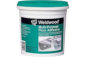 DAP 1-Quart Multi-Purpose Floor Adhesive: Superior Glue for Vinyl Plank Flooring Repair