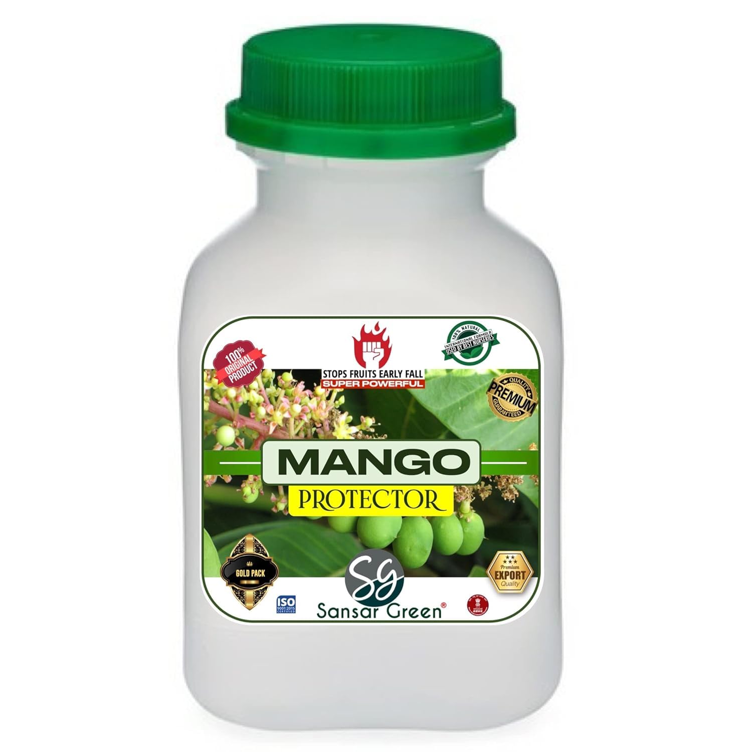 Sansar Green Mango Protector, immediately Stops Early Stage falling of Mangoes and Mango Flowers from Mango Plants (250 ml)-image-21