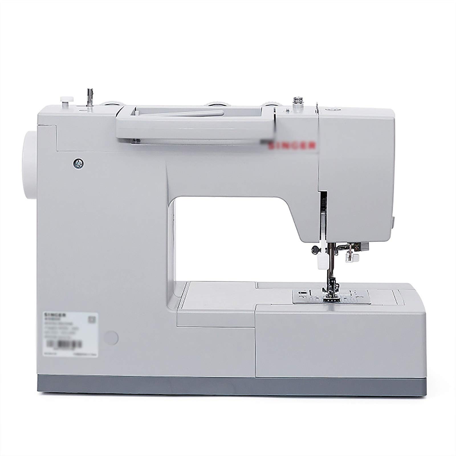 Mini máquina de Coser Máquina de Coser Escritorio doméstico Comer Máquina de Coser eléctrica Multifuncional Gruesa Máquina de Coser para Principiantes Fácil de Usar (Color : White, Size : 38x20x30CM