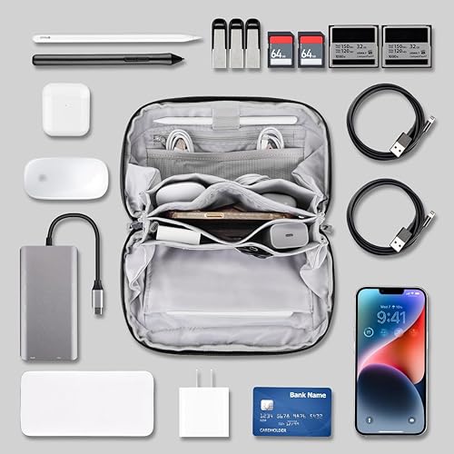 Miniatura 5 de DDgro Estuche de viaje organizador de cables electrónicos