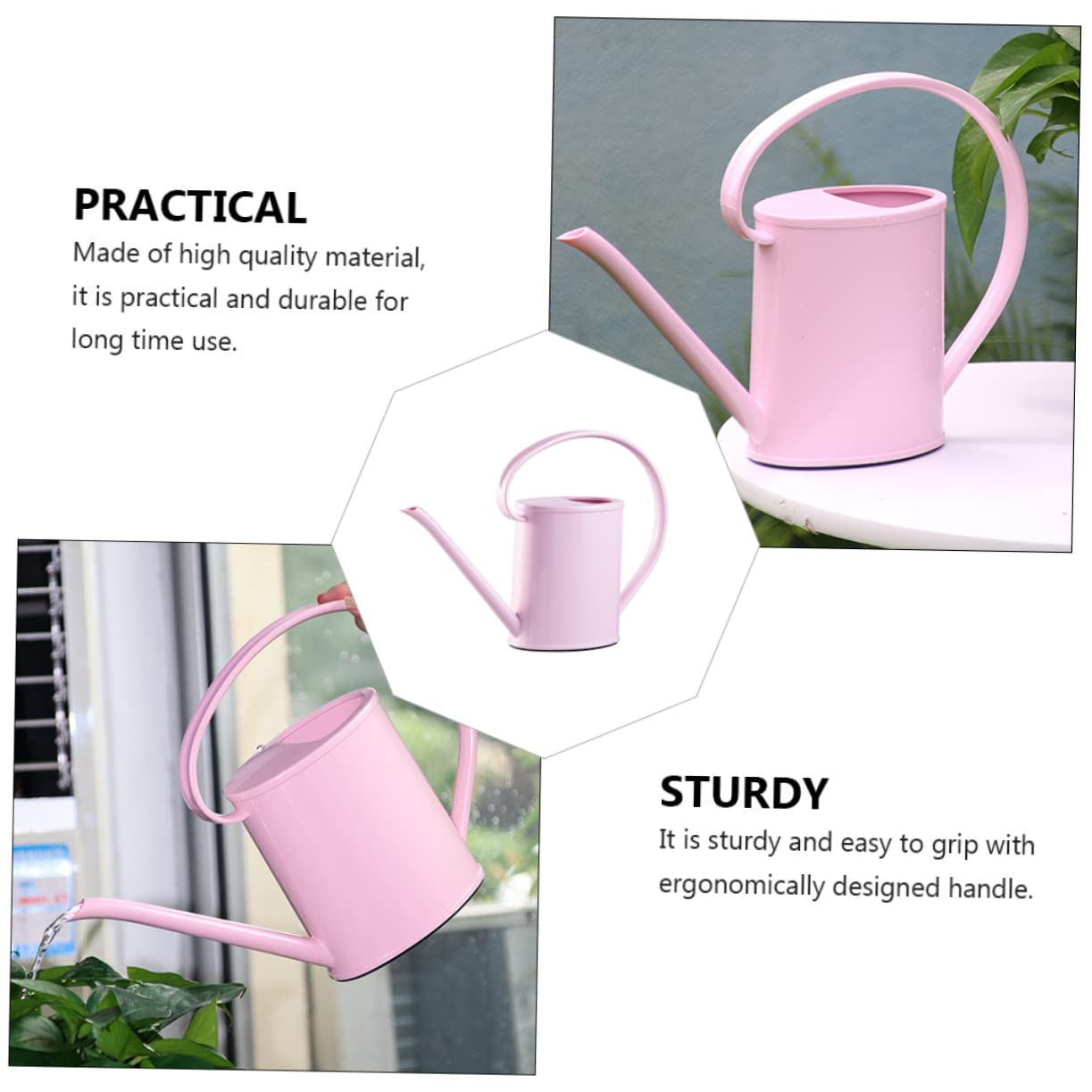 Mipcase 2pezzi Annaffiatoio Da Giardino Con Beccuccio Per Piante Da Ed Esterno Facile Riempire e Maneggiare Ergonomico e Resistente