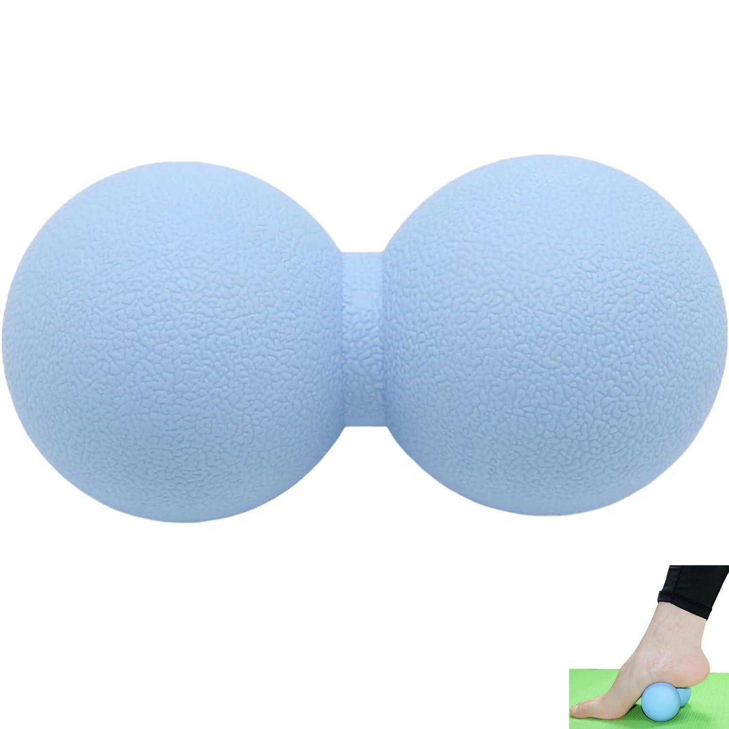 Joyzzz Peanut Massage Ball, Double Lacrosse Massage Ball, Deep Tissue Massage Roller Mobility Ball, for Physical Therapy Myofascial Release Muscle Relaxer Acupoint Massage