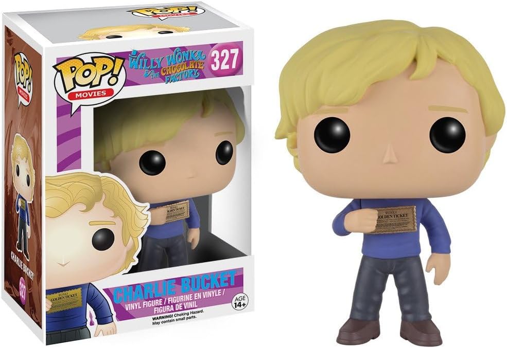 Funko Willy Wonka & The Chocolate Factory (1971) + Protector: Retro Pop! Movies Vinyl Figure (Bundled with ToyBop Box Protector Collector Case) (Charlie Bucket)