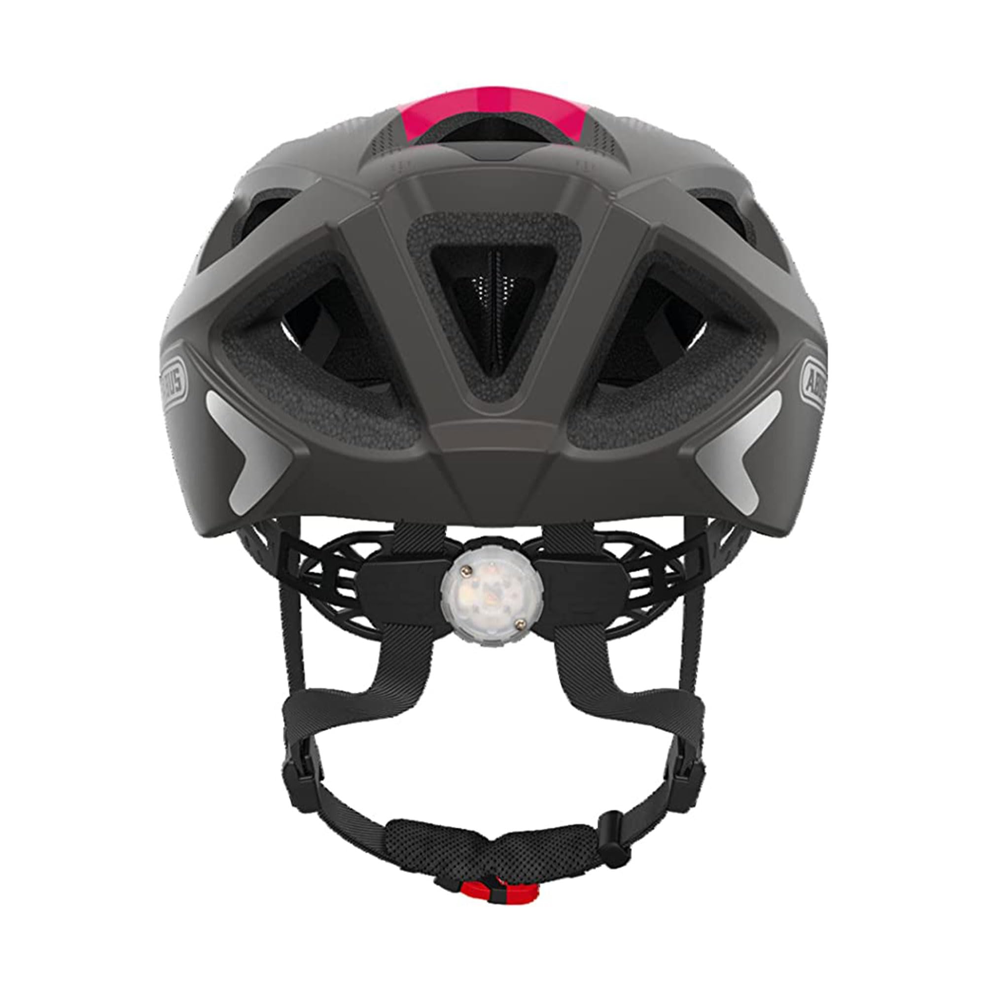 ABUS Casco da città Aduro 2.0 - casco da bici integrale con luce - design sportivo per il traffico cittadino - per uomo e donna