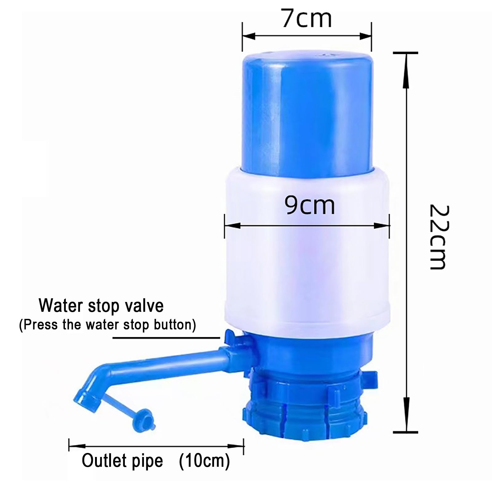 Pompe à eau manuelle 18L pour fontaine à boisson, distributeur de carafe