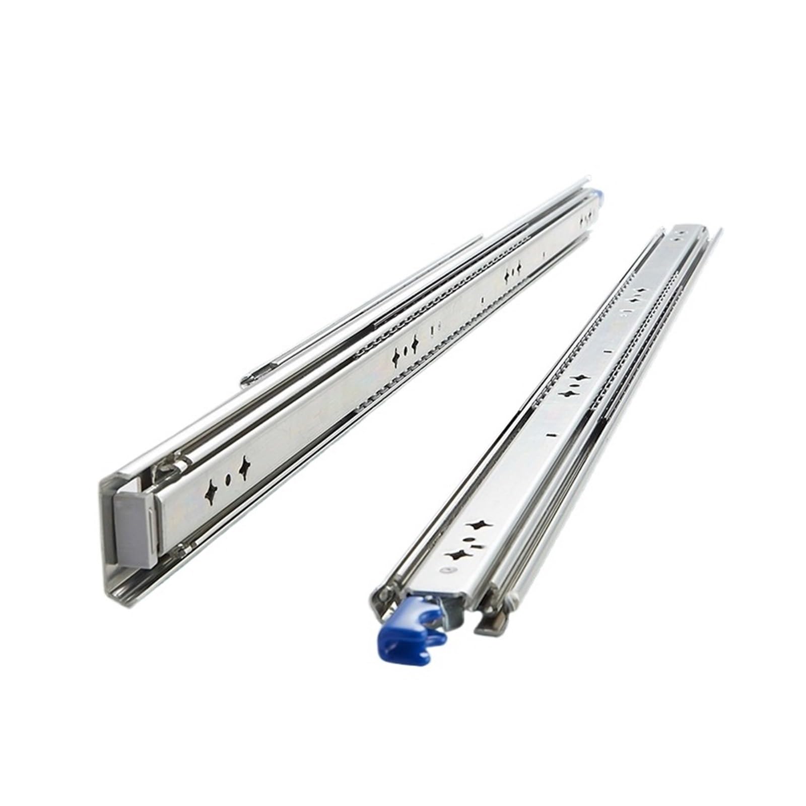Full-Extension Drawer Slides 16inch Heavy Duty Drawer Slides Full Extension Locking Runners with Lock Side Mount Ball Bearing Rails