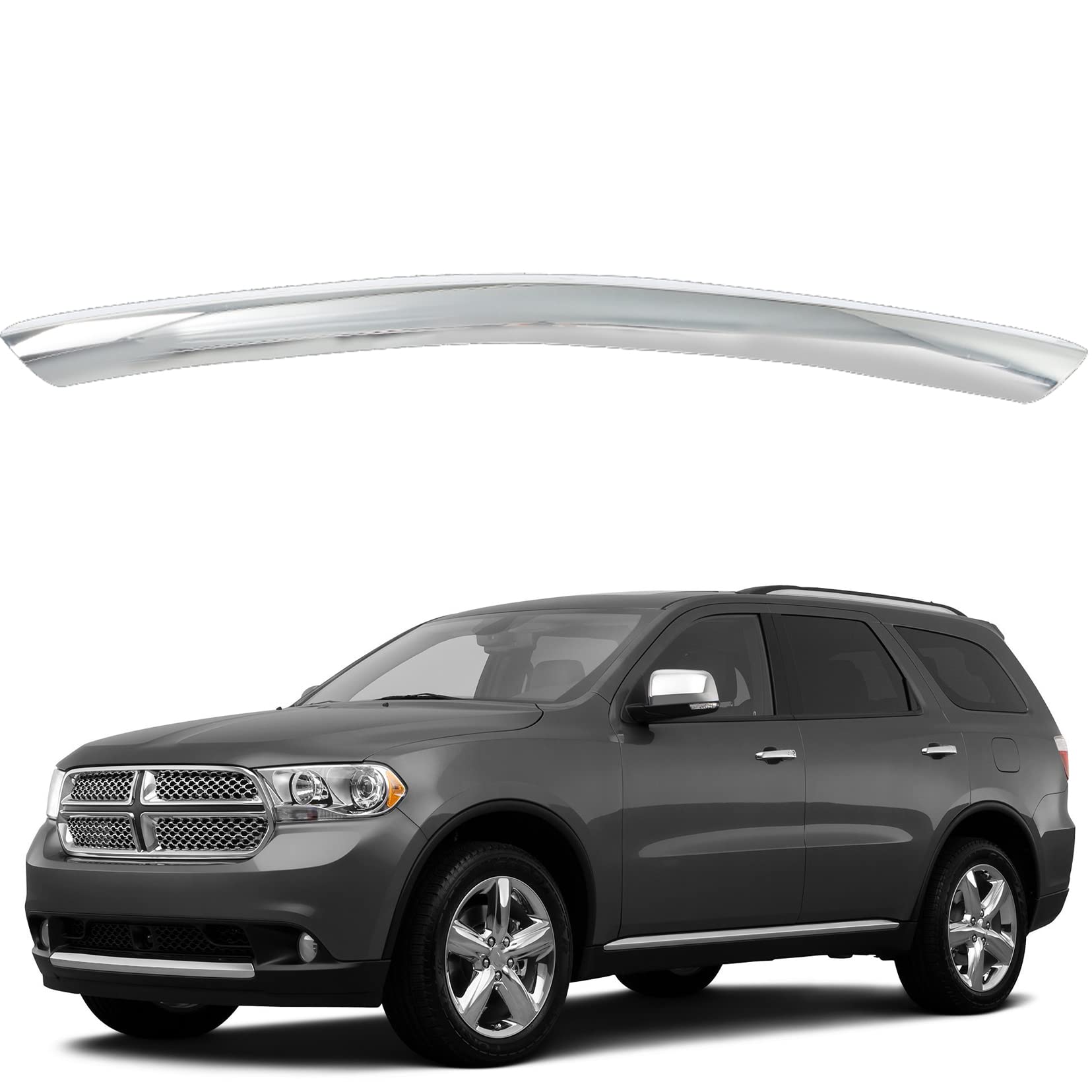 Front Bumper Trim Chrome Replacement for 2011 2012 2013 Durango 68089170AB CH1044109