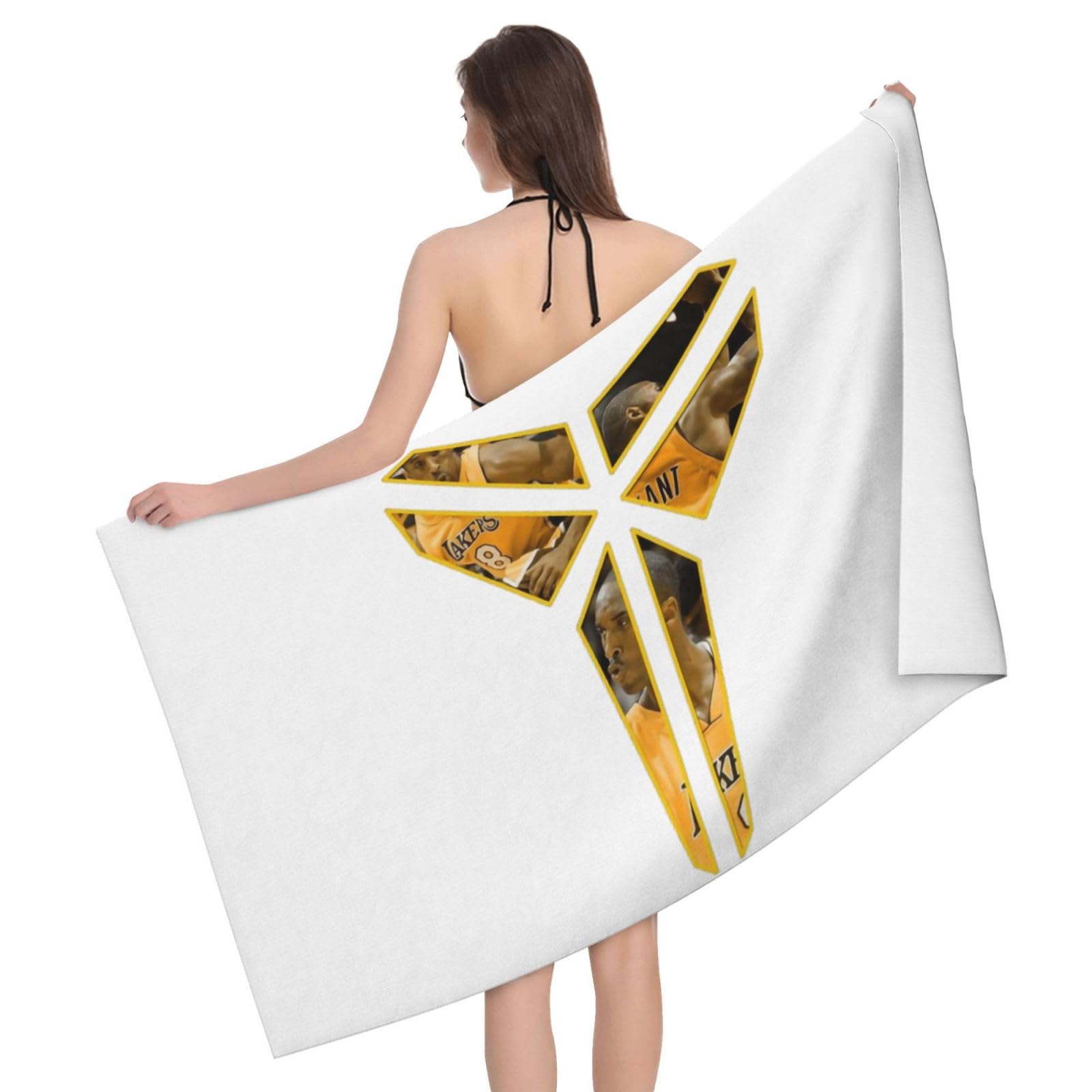COSPA 金色の闇 スポーツタオル 100cm x 34cm Amazon｜い バスケットボール 選手 コービー 背番号 バスタオル タオル