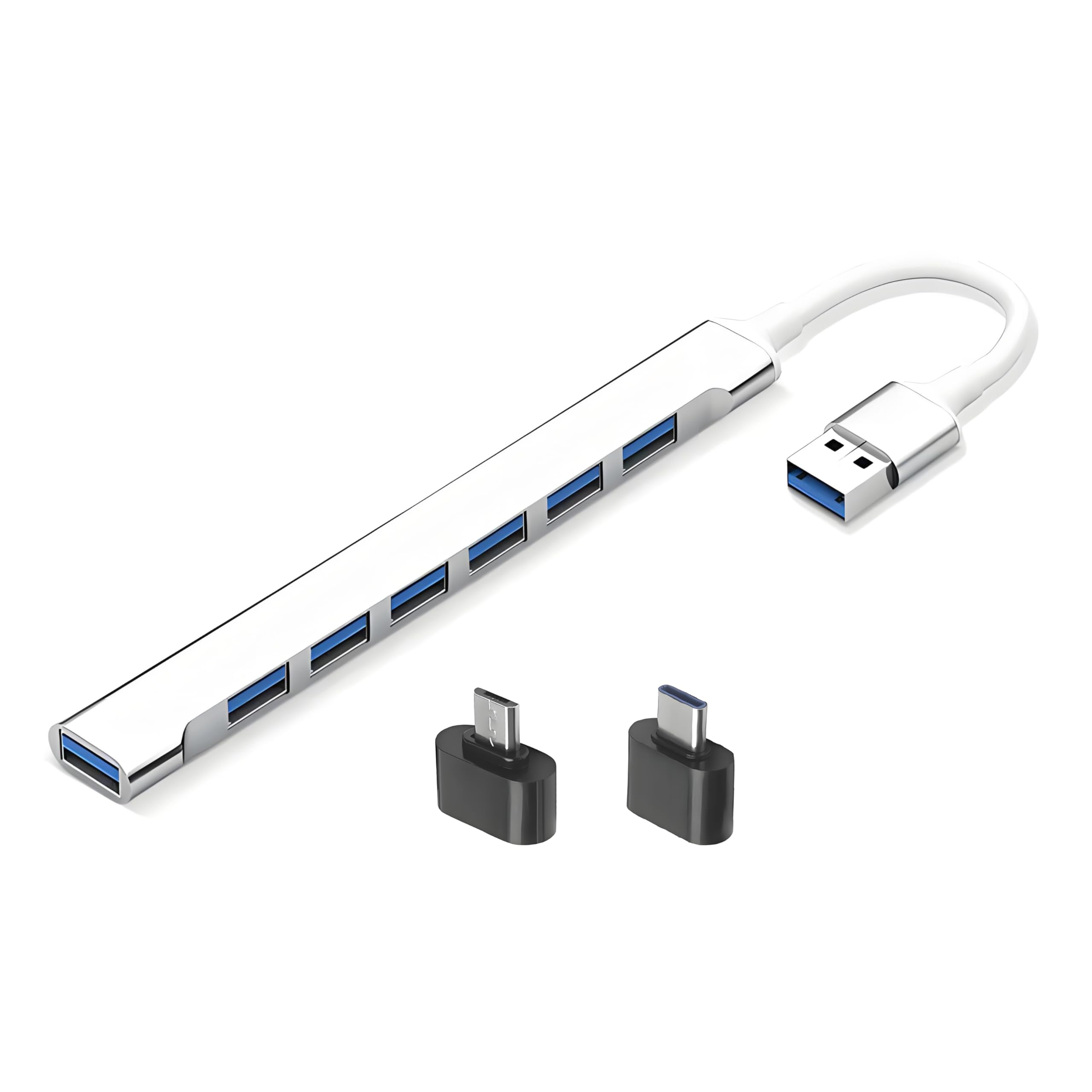 Amazon.com: 7 Ports USB Hub, USB C Splitter, USB C Hub Multiport