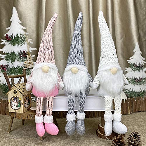 3 Stück Weihnachtswichtel Figuren Set Tomte, Wichtel Weihnachten...