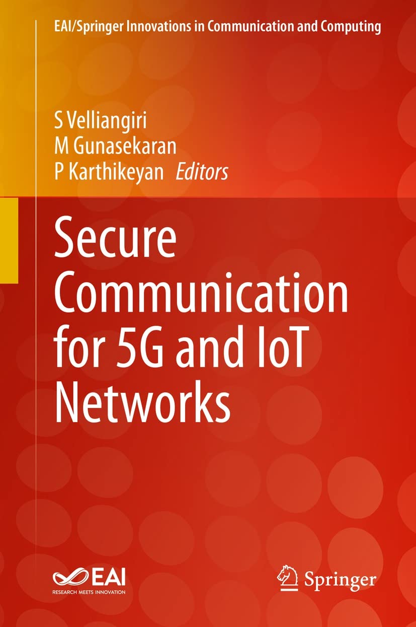 Sécuriser les réseaux avec Secure Communication for 5G IoT Springer livre