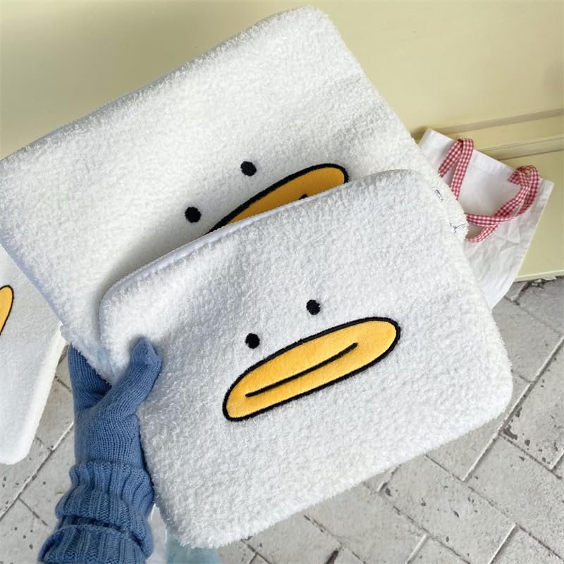 Funda Puffy para Portátil Cutecore Y2K Diseño Pato Blanca miniatura 4