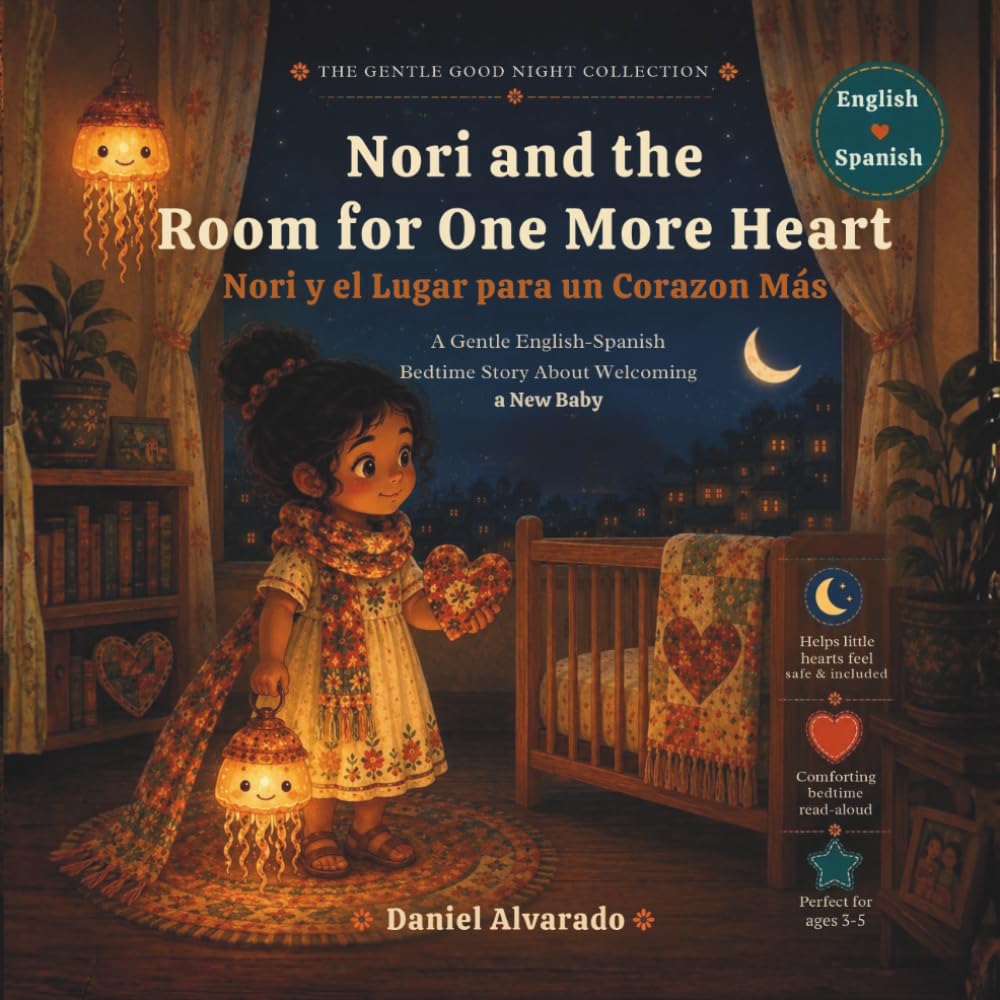 Nori and the Room for One More Heart - Nori y el Lugar para un Corazon Más: A Gentle English-Spanish Bedtime Story for Children Welcoming a New Baby (THE GENTLE GOOD NIGHT)