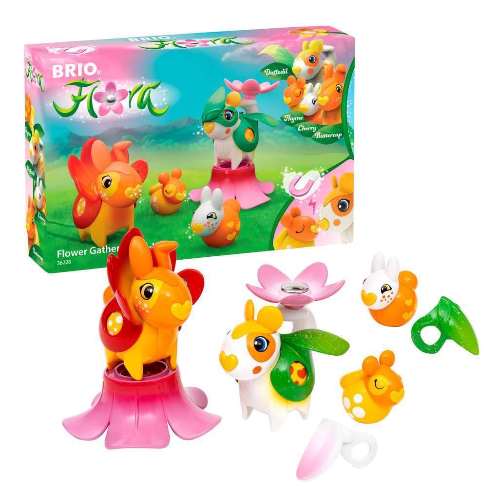 Ravensburger BRIO Flora - 36228 Blumensammler | Spielset für endlosen fantasievollen Spielspaß für Mädchen und Jungen ab 3 Jahren - wunderschönes Geschenk