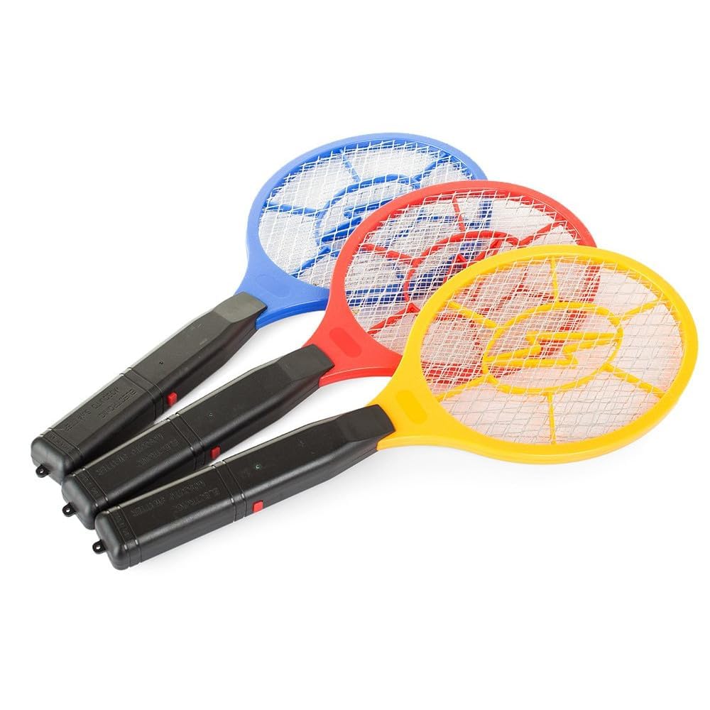 PARENCE. Raquettes Electriques Anti Insectes Lot de 2 - Piles AA