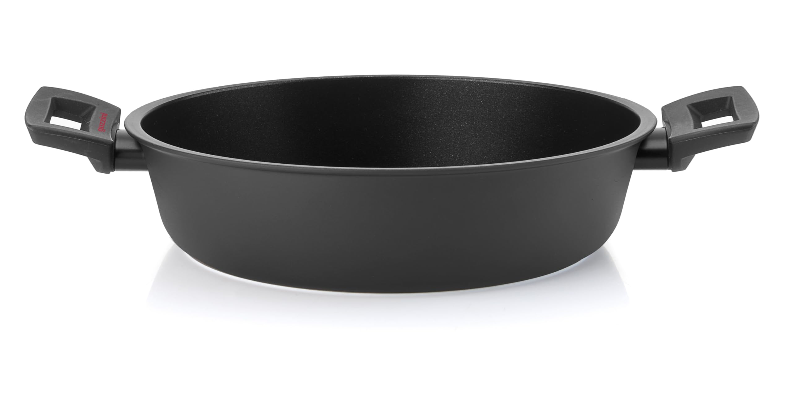 Cacerola antiadherente Guzzini Cook&Plus Ø28 cm con distribución de calor uniforme negra
