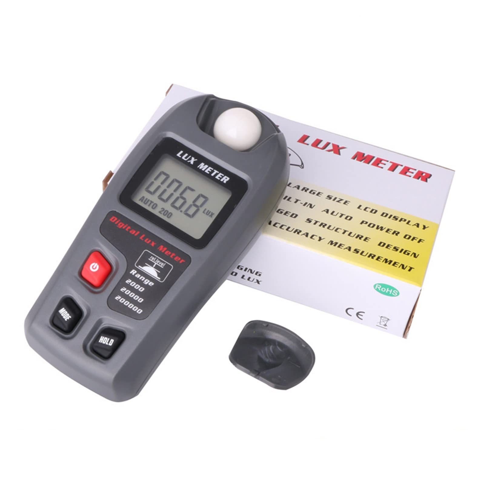 Misuratore Di Luce E Temperatura Colore - Luxmetro 0.5-300000LUX, Con CCT E CRIndex - Foto 5