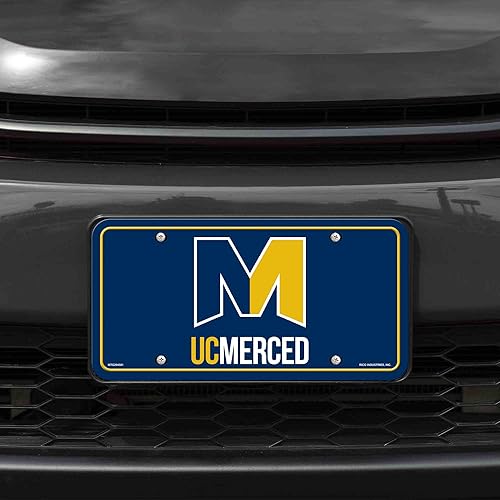 Miniatura 112 de NCAA etiqueta de metal para auto, negro