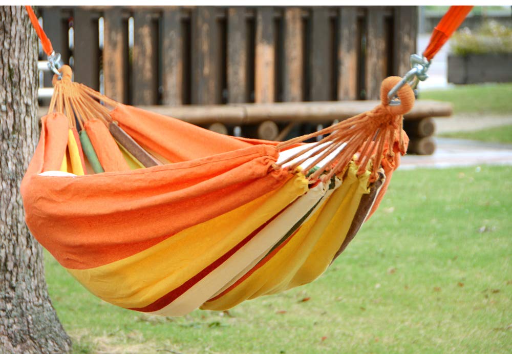 オレンジと赤のストライプハンモック オレンジと赤のストライプハンモック ハンモックバッグ | NANO