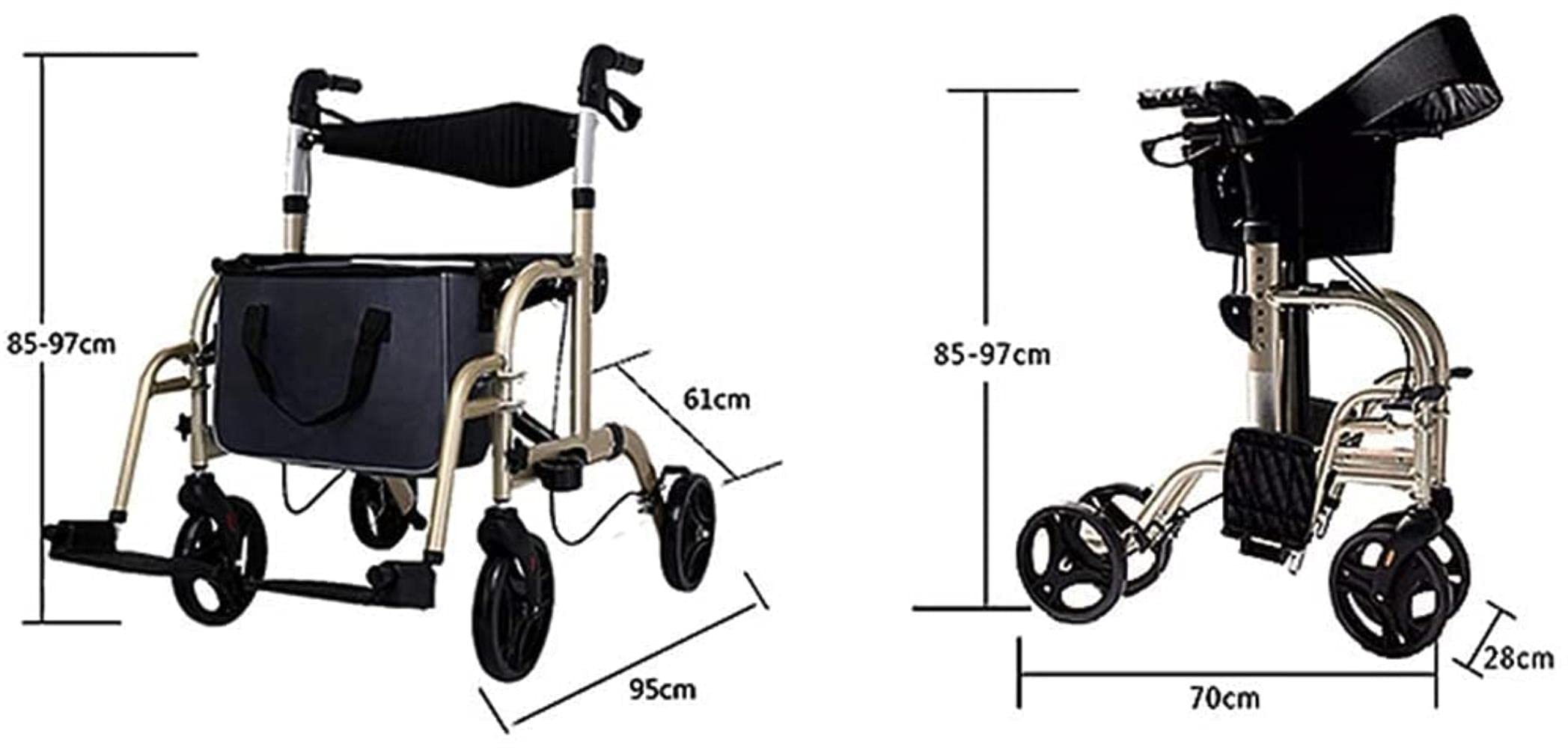Rollator Chodzik, Chodziki, chodziki/ramki Chodzik/chodzik dla osób starszych zakupy/chodzik z siedziskiem i koszykiem sklep dla seniorów Tęsknię za Comfortable anniversary