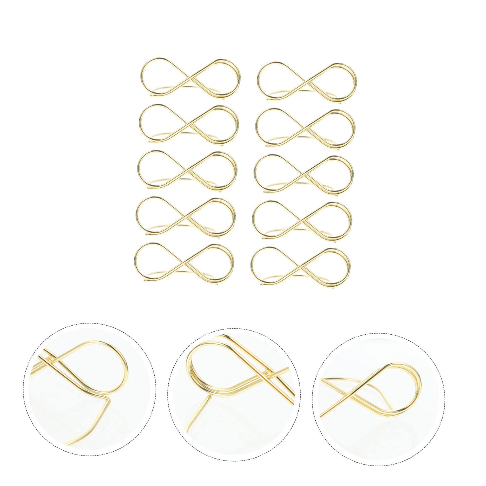 Operitacx 30stücke Metall Kartenhalter Für Tischdekoration Kreative Clip- Für Visitenkarten Tischnummern Und Memo-karten Für Hochzeit Party Und Bürodekoration