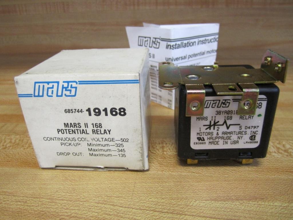 Mars 685744-19168 MARS II 168 Potential Relay 38Y091E000