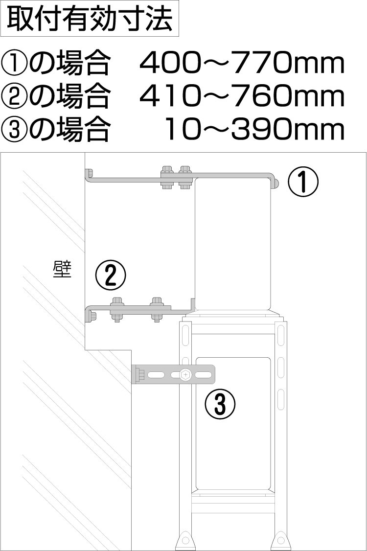 Amazon.co.jp: 日晴金属 クーラーキヤッチャー 転倒防止金具 CE