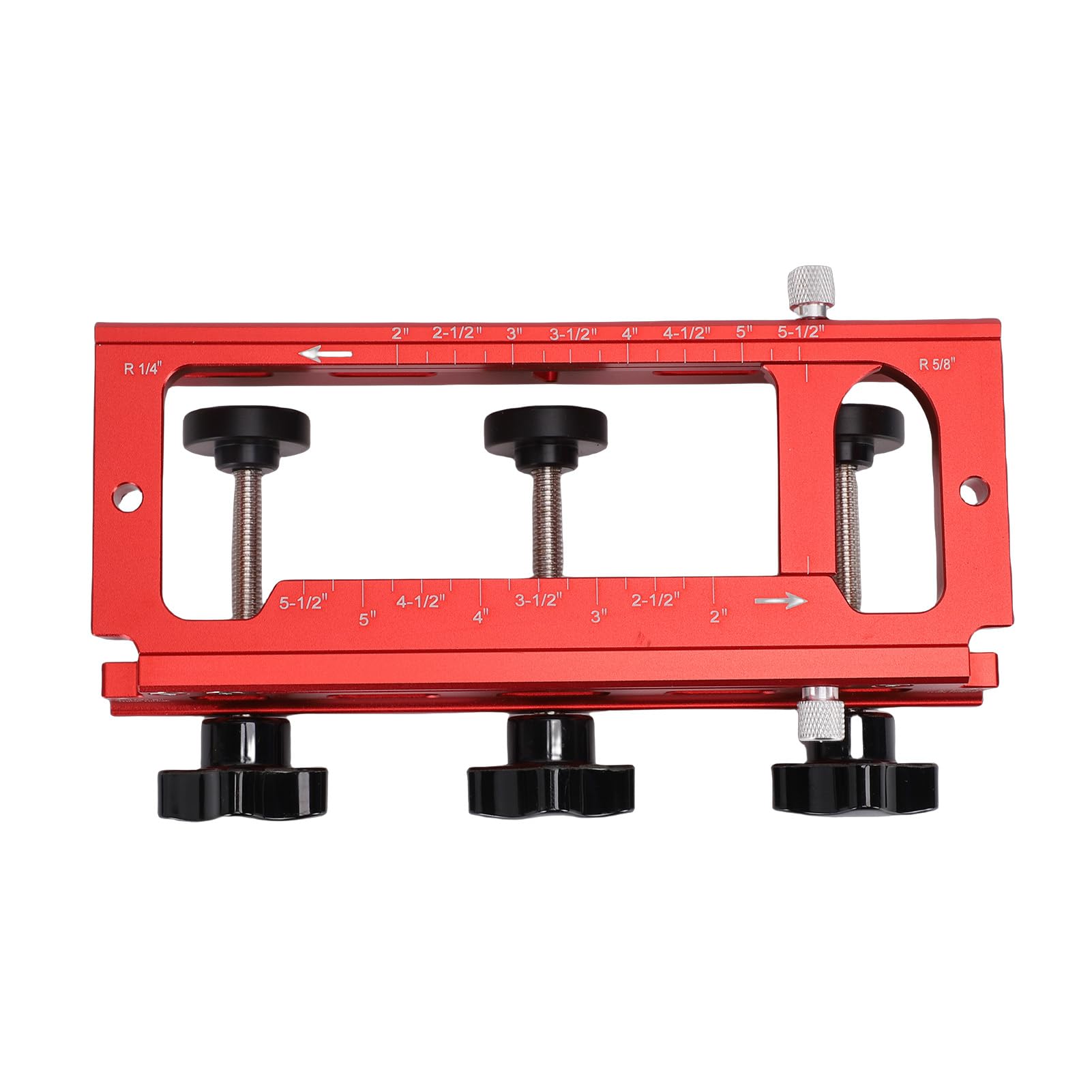 Keenso Door Hinge Template Kit Adjustable Aluminum Alloy Mortise Jig for