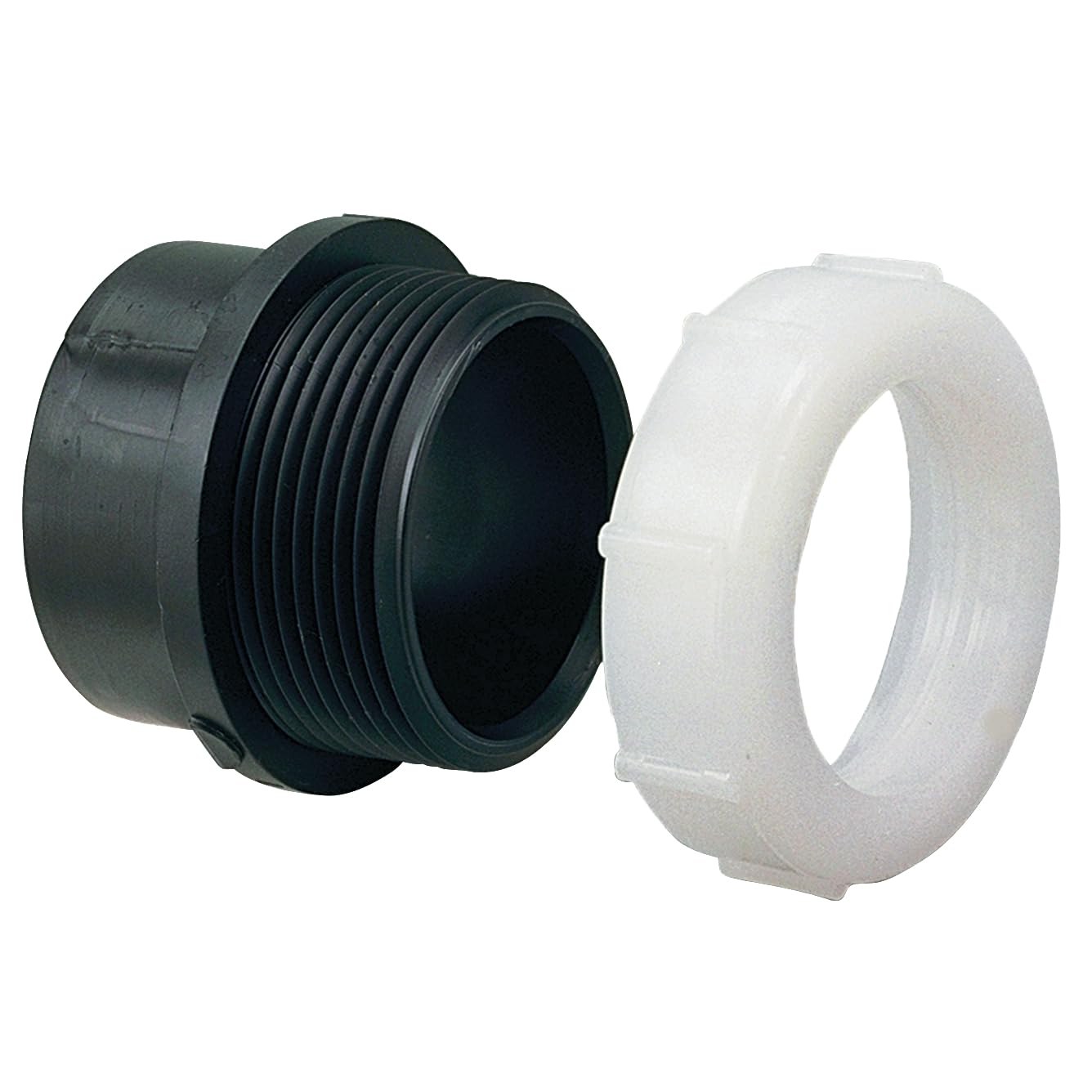 NIBCO - I01455H U580127 11/2 SPGXSJ TRAP ADAPTER ABS, Black, 1-1/2" (U580127112)