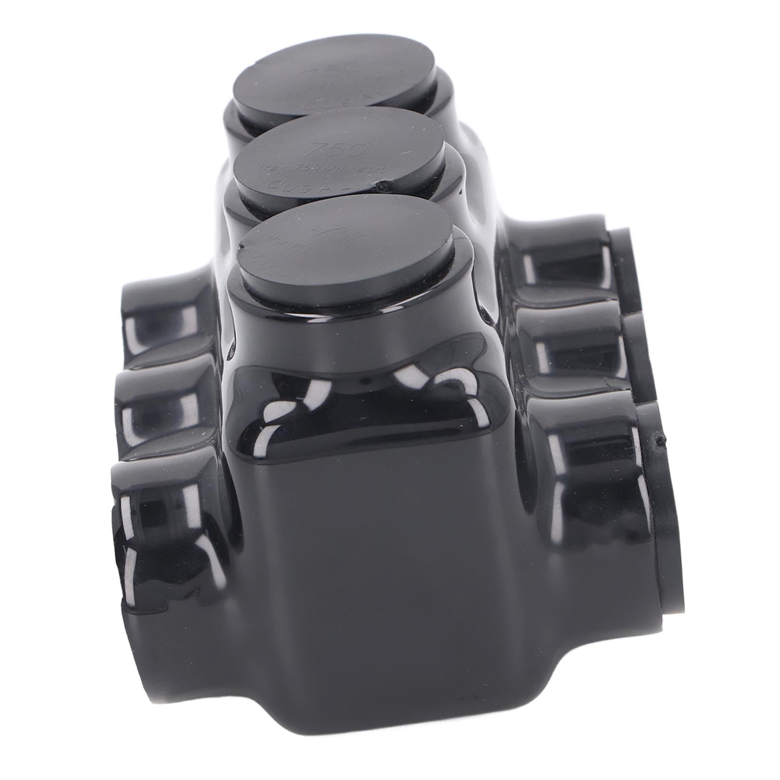Tissting Conector de cable aislado de 3 puertos - Conector de empalme múltiple para cables de cobre y aluminio, tamaño 3/8 pulgadas, recubrimiento de vinilo, certificación UL