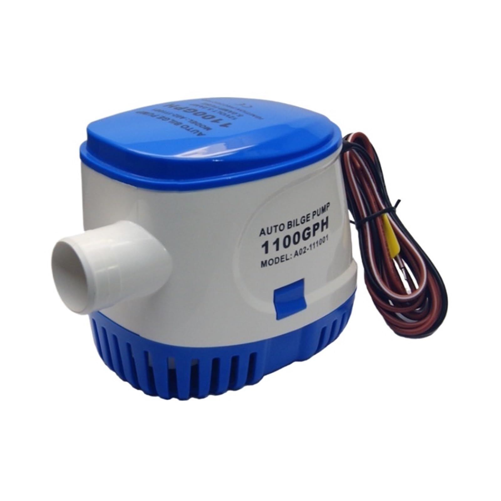 Pompa di sentina automatica 1pc 12V 24V 1100GPH sommergibile Smart Water(750GPH-12V Blue)