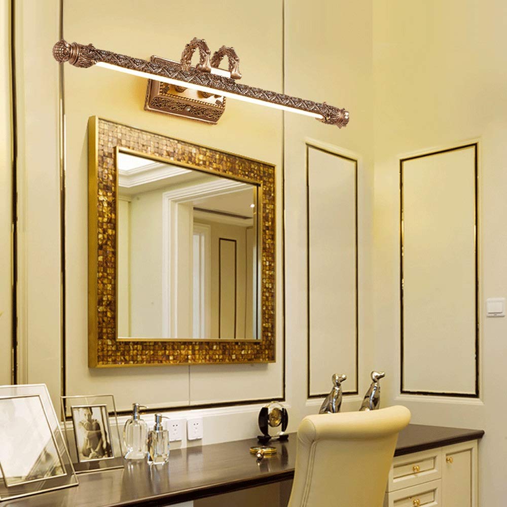 Lampada a Specchio Frontale a Led, Luce per il Trucco in Bagno, Illuminazione per Quadri, Lampade da Parete per Armadio a Specchio e Tavolo da Toeletta, 3000K