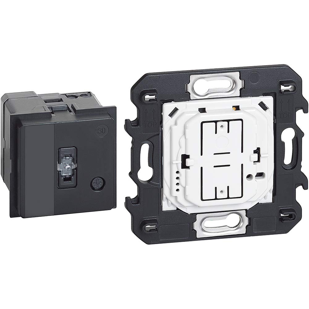 BTicino Living Now Gateway e Entra&Esci & Living Now Placca 3 Moduli, Nero