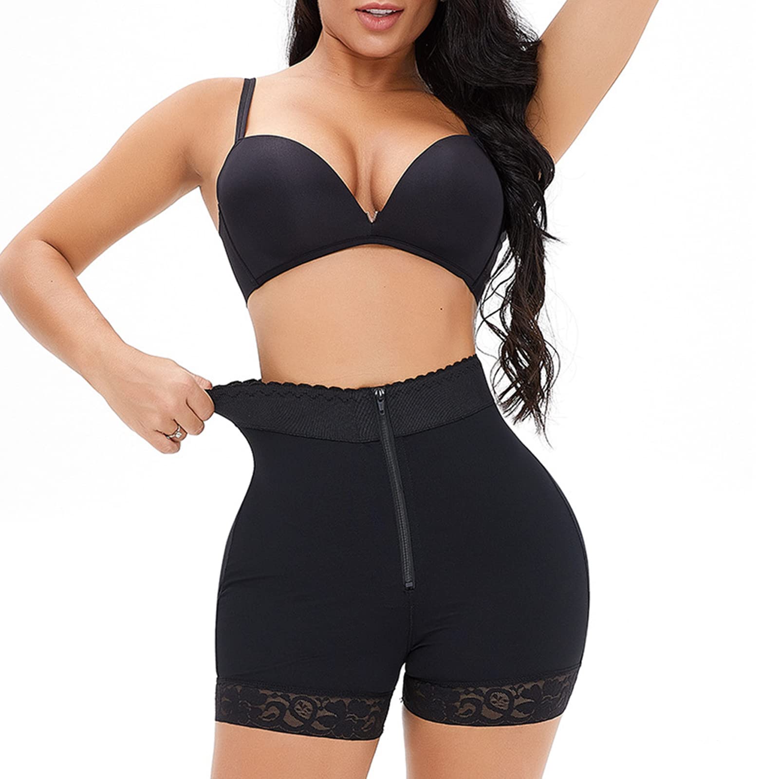 Women Shapewear Butt Lifter Panties High-Waisted Double Tummy Control Knickers Waist Trainer Slimming Body Shaper Thigh Slimmer Shorts S-6XL Plus Size