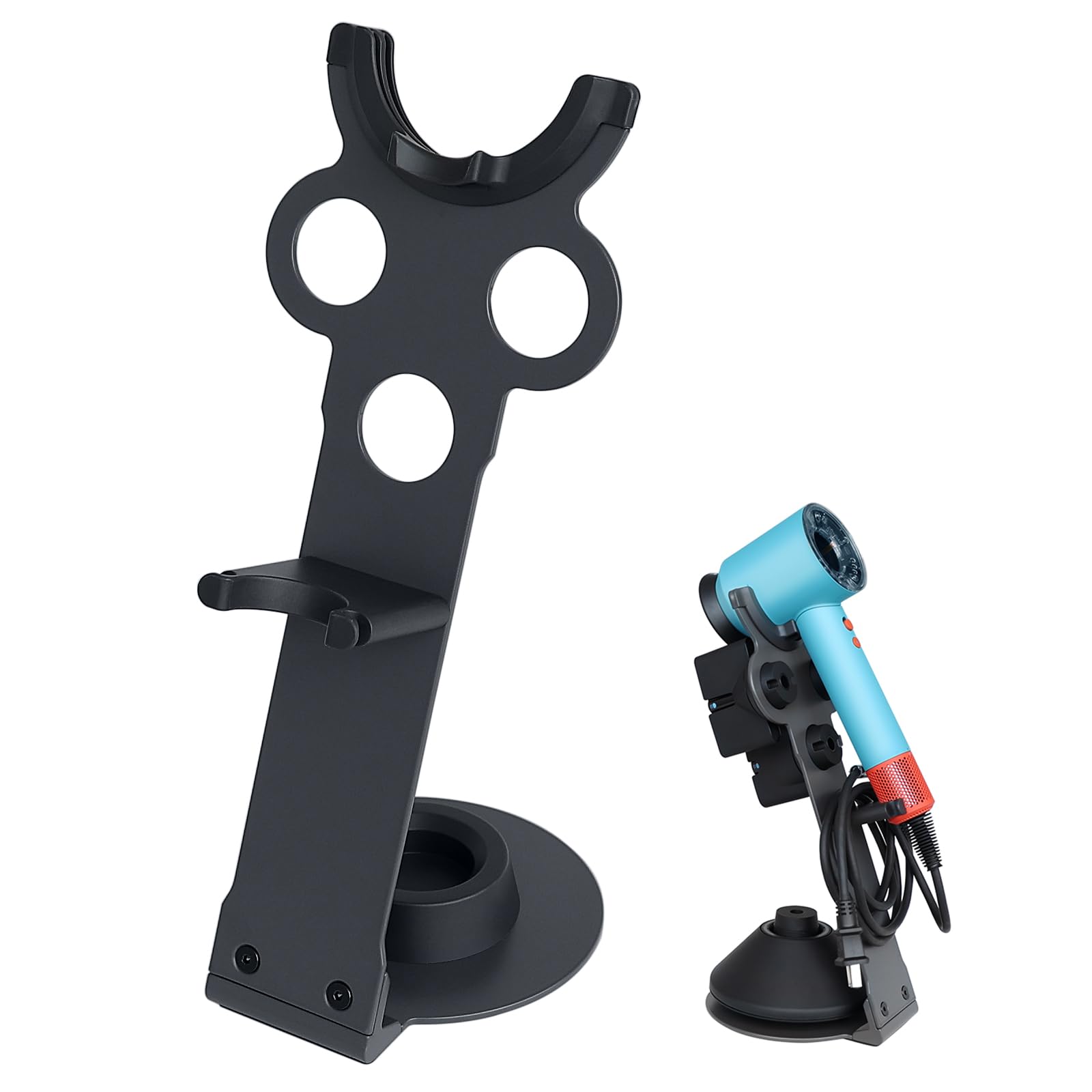 for Dyson Supersonic Nural Hair Dryer Stand Holder, Dyson Blow Dryer Accessory Organizer, Attachments Counter Storage Rack