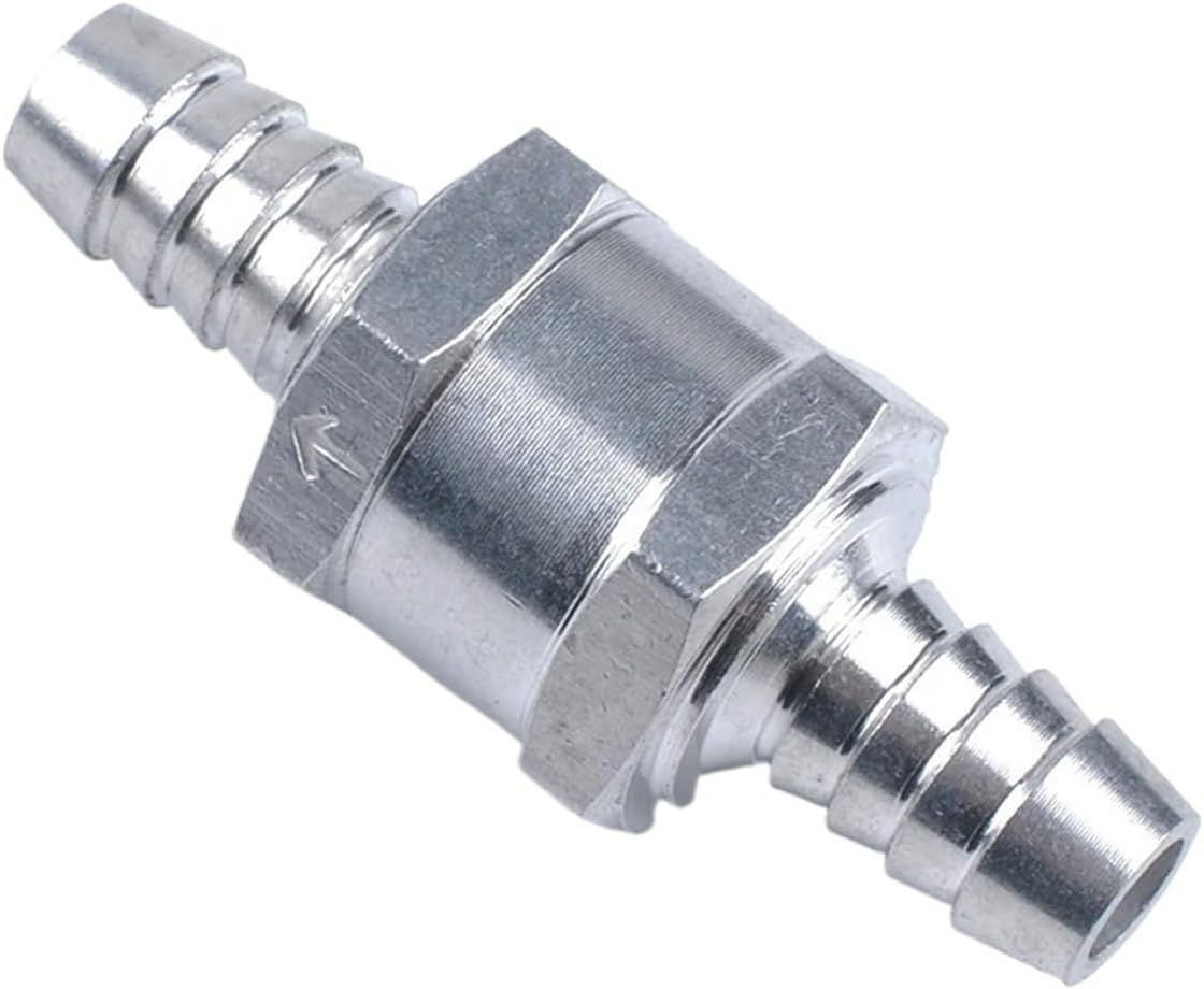 6mm One Way Fuel Line Check Valve Non Return Diesel Aluminium 1/4" 6mm