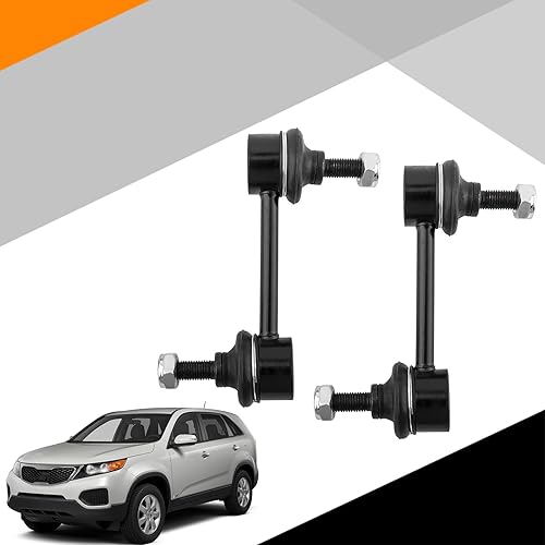 Miniatura 6 de K750074 (2) Enlace de extremo de barra estabilizadora delantera compatible con 2007-2021 Expedition 2009-2020 F-150 RWD 2007-2022 Lincoln Navigator