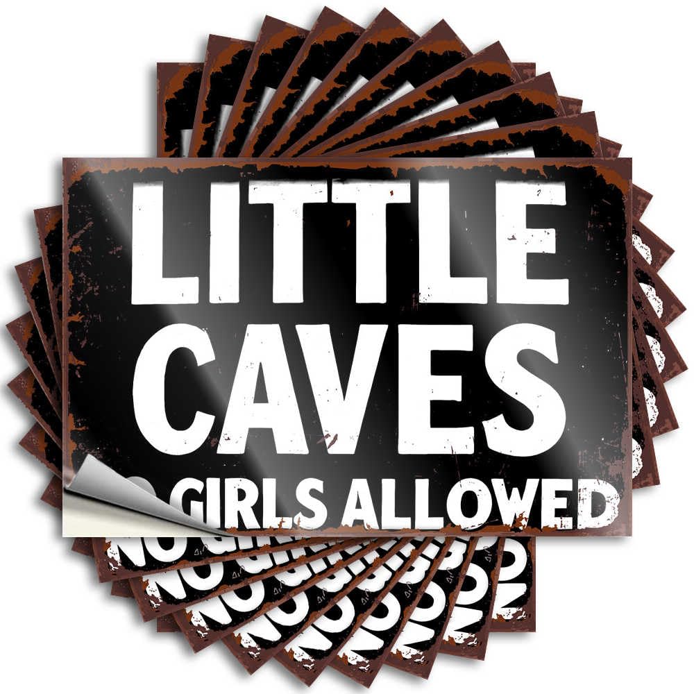 Bumper Home Decor Men Easy Apply | Little Caves: Boys Only Club Fall Hat Peel and Stick(8X12CM)