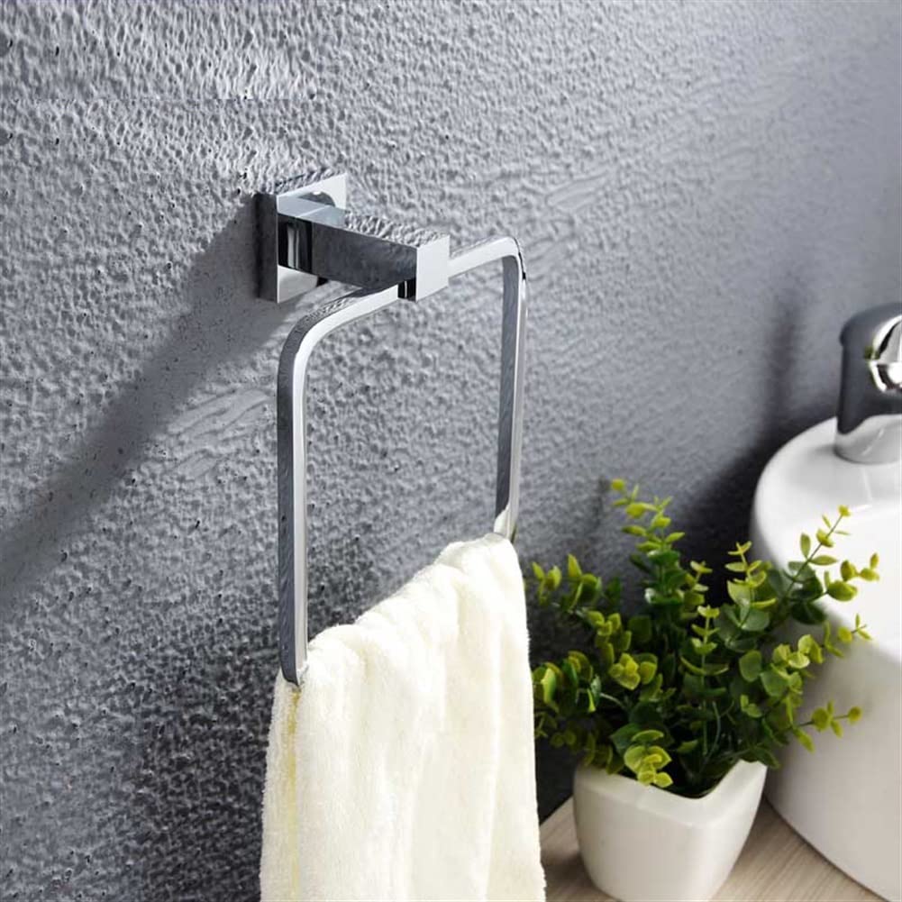Toallero de baño, aro para Toalla de Mano, aro para Toalla de Cobre Macizo, toallero, Colgante de Hardware, Percha de Toalla de Estilo Moderno