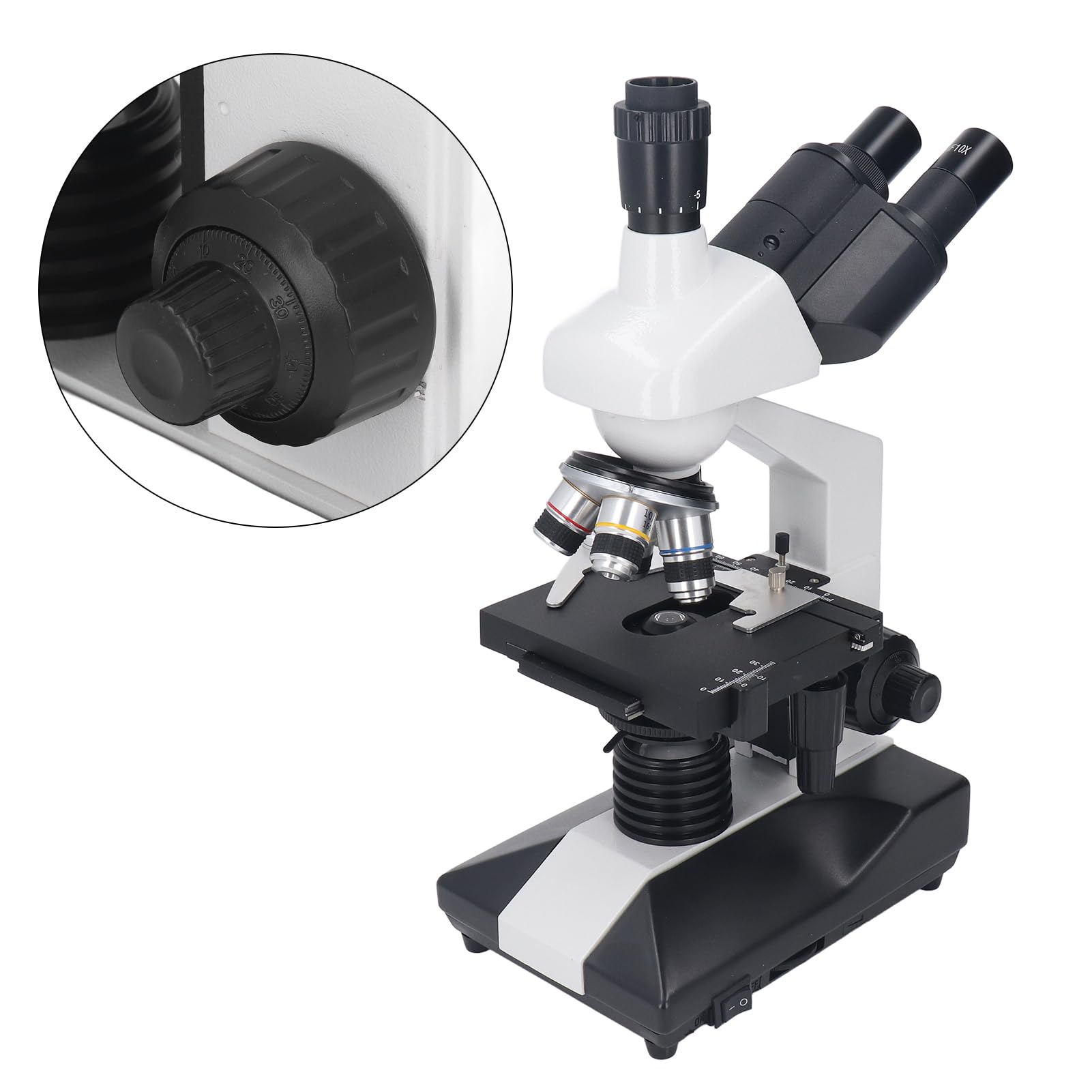 Microscopio Biológico Profesional 40x-5000X Equipo de Laboratorio para Estudios Clínicos
