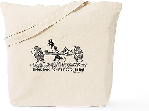 Miniatura 1 de CafePress Black Sheep Tote Bag Natural Canvas Tote Bag, Cloth Shopping Bag