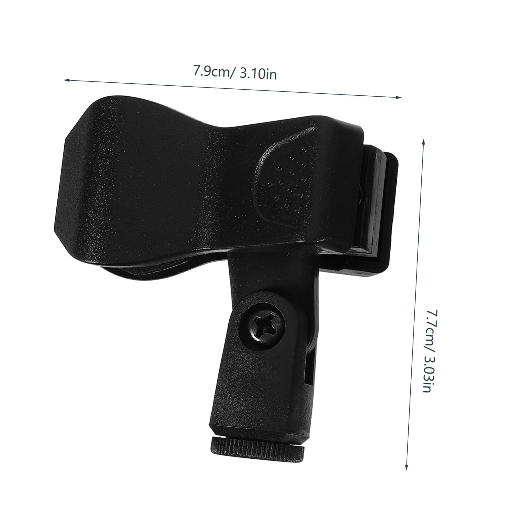 HANABASS 2Pcs Microphone Clips Durable Handheld Mic Stand Accessories for Performances Recordings Compatible with Various Microphones Sturdy Design for Use