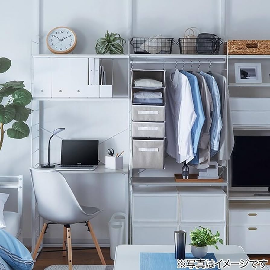 ニトリ　クローゼット ニトリ 【奥行53cm】クローゼット用フィッツケース2個組(幅30×高